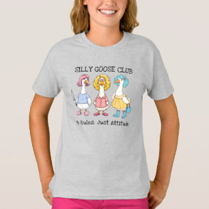 T-shirt Silence Goose Club - Pas De Règles Juste Attitude