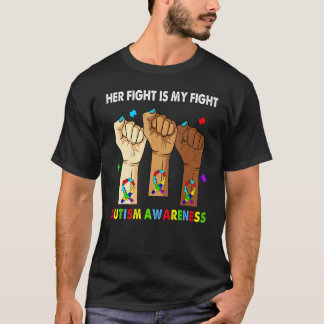T-shirt Silence Main Sa Lutte Est Ma Lutte Sensibilisation