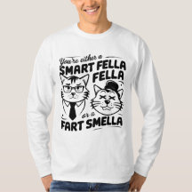 Silencieux Sweatshirt Chat Smart Fella ou Fart Sme