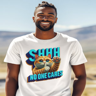 T-shirt Silencieux Whispers d'un désintérêt Shhh Personne 