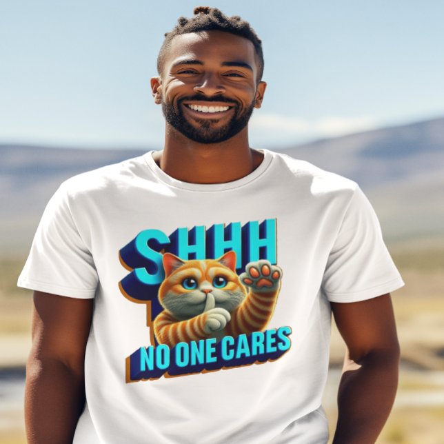 T-shirt Silencieux Whispers d'un désintérêt Shhh Personne  (Créateur téléchargé)