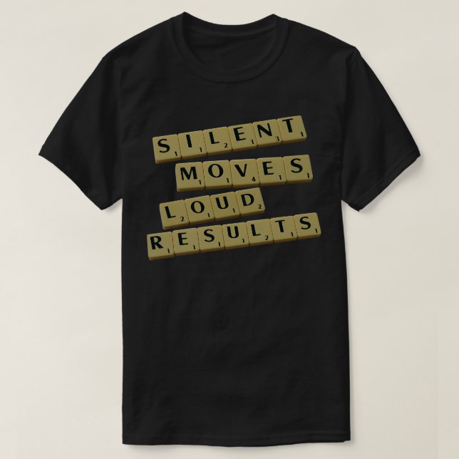 T-shirt Silent Moves Loups Résultats 4 (Design devant)