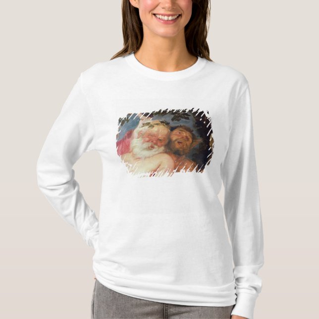 T-shirt Silenus ivre soutenu par des satyres, c.1620 (Devant)
