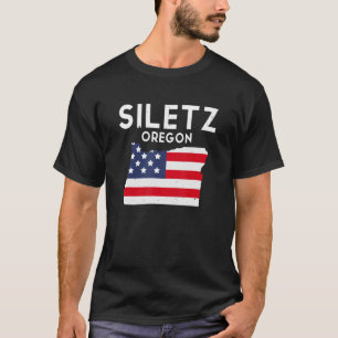 T-shirt Siletz Oregon USA État Amérique Voyage Oregonien
