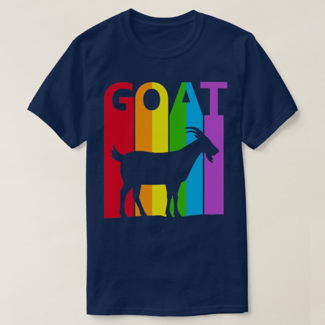 T-shirt Silhouette animal chèvre  (Design devant)