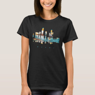 T-shirt Silhouette colorée Miami