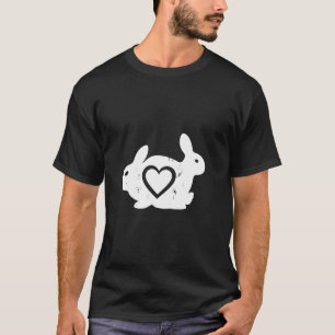 T-shirt Silhouette d'animal de Pâques