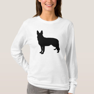 T-shirt Silhouette de berger allemand