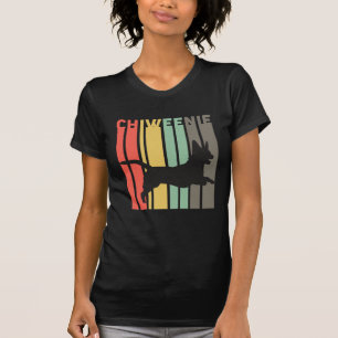 T-shirt Silhouette de Chiweenie - cadeau mignon de chien