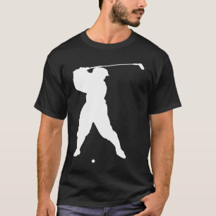 T-shirt Silhouette de Golfer