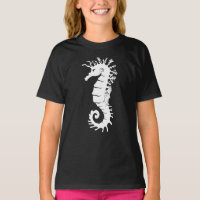 Silhouette de la Créature de la Mer - Hippocampes