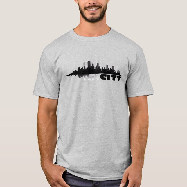 T-shirt Silhouette De La Ville (Devant)