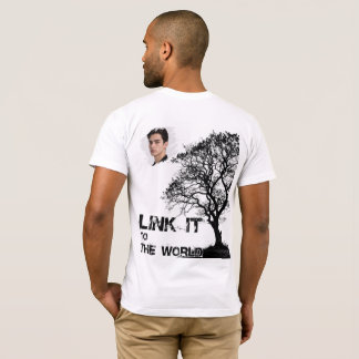T-shirt silhouette de l'arbre esthétique 