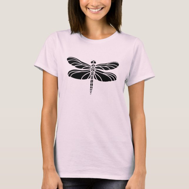 T-shirt Silhouette de libellule (Devant)