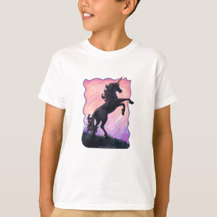 T-shirt Silhouette de licorne