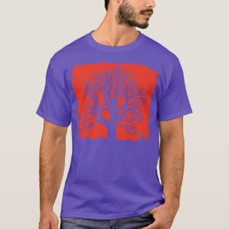 T-shirt Silhouette de mûre arbre