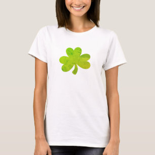 T-shirt Silhouette de peinture irlandaise shamrock