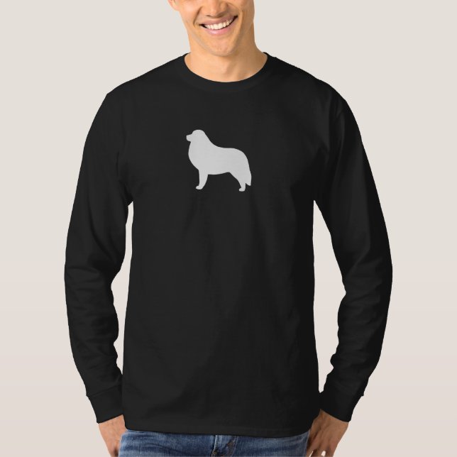 T-shirt Silhouette de race de chien de Grands Pyrénées (Devant)