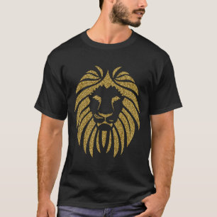 T-shirt Silhouette de tribal de lion de parties