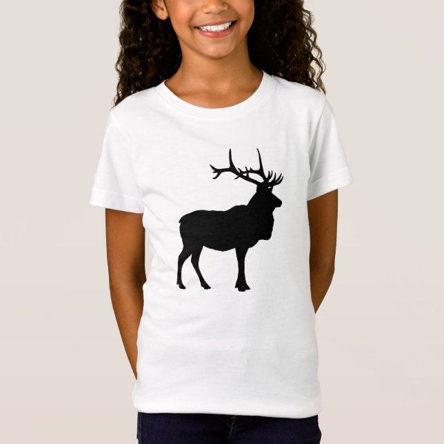 T-Shirt Silhouette d'élan (Devant)