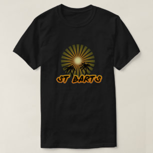 T-shirt Silhouette des cocotiers de St Barts