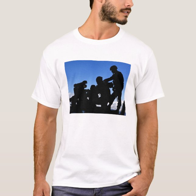 T-shirt Silhouette des soldats (Devant)