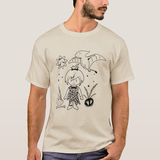 T-shirt Silhouette Dino (Devant)