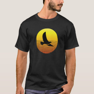 T-shirt Silhouette d'oiseau de pigeon de Dove au Nat de la