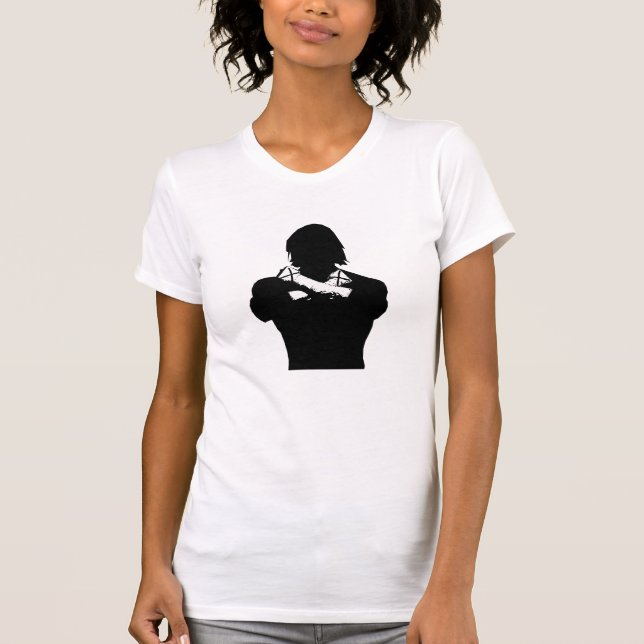 T-shirt Silhouette droite de bord (Devant)