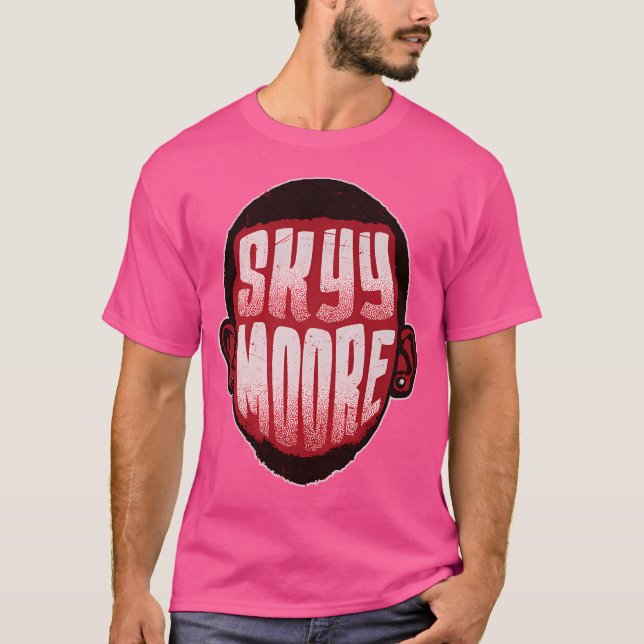 T-shirt Silhouette du lecteur Skyy Moore (Devant)