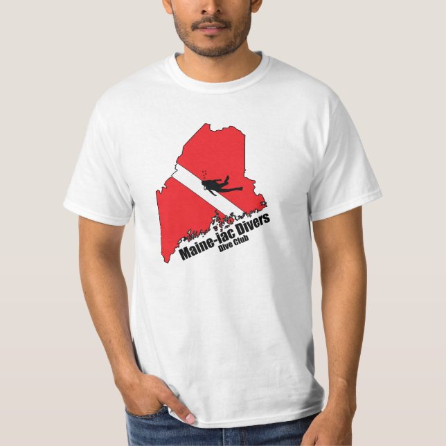 T-shirt Silhouette Logo Valeur Maineiac Divers (Devant)