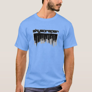 T-shirt Silhouette minimaliste de gratte-ciel