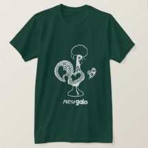 Silhouette Moderne Du Coq Portugais