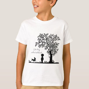 T-shirt Silhouette Noire Courir Chemise Dachshund