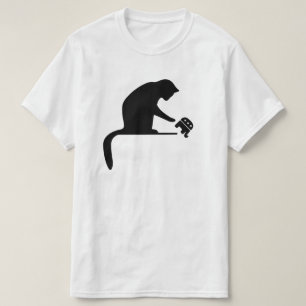 T-shirt Silhouette Trump Elephant de Chat Noir 2024 Électi