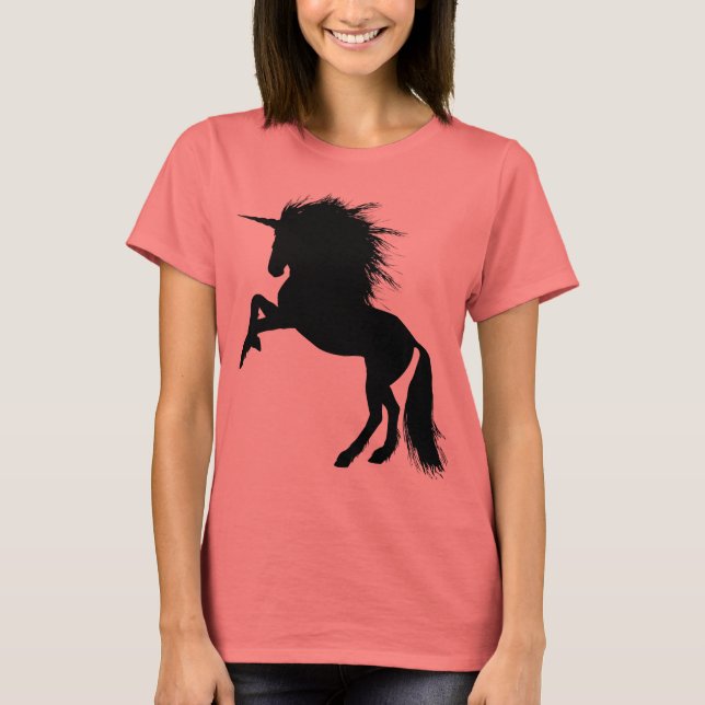 T-shirt Silhouette Unicorne (Devant)