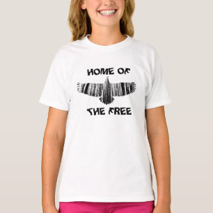 T-shirt Silhouettes Abstraites D'Aigle Maison De La Gratui
