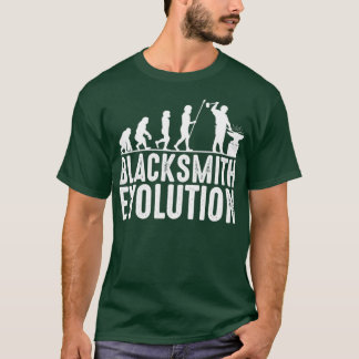 T-shirt Silhouettes de l'évolution forgeron
