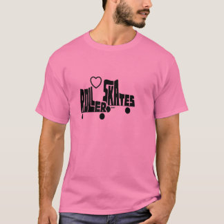 T-SHIRT SILHOUETTES DE PATINS DE ROULEAU