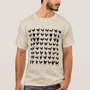 T-shirt Silhouettes de poulet