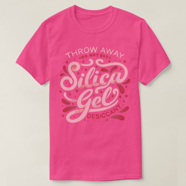 T-shirt Silica Gel Lettering par Tobe Fonseca (Design devant)