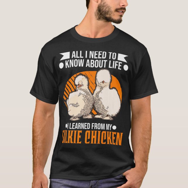 T-shirt Silkie Chicken des paroles drôles (Devant)