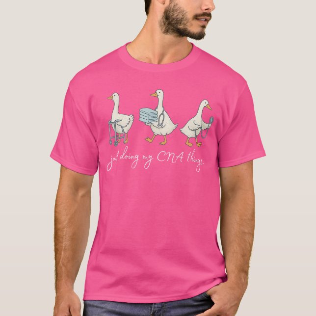 T-shirt Silly Goose CNA Certified Nursing Assistant Apprec (Devant)