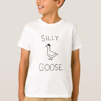 Silly Goose Funny Kids Tee