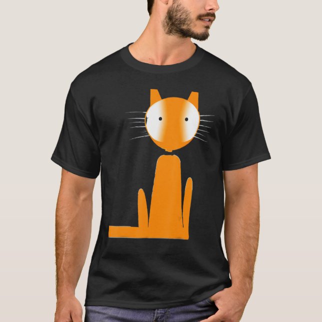 T-shirt Silly kitten humoristique mème de chat (Devant)