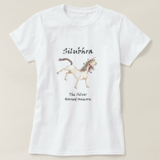 T-shirt Silubhra Le Tee-Shirt Unicorne À Cornes Argent