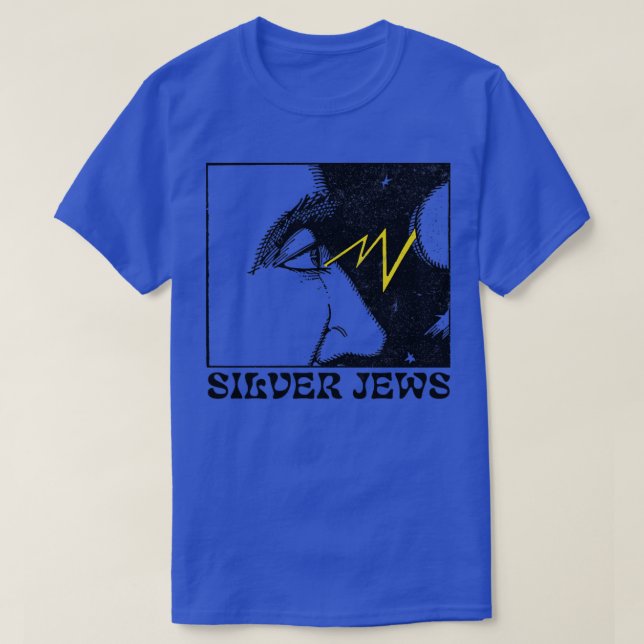 T-shirt Silver Jews Retro Design original (Design devant)