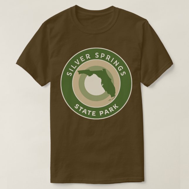 T-shirt Silver Springs State Park Floride Bullseye (Design devant)