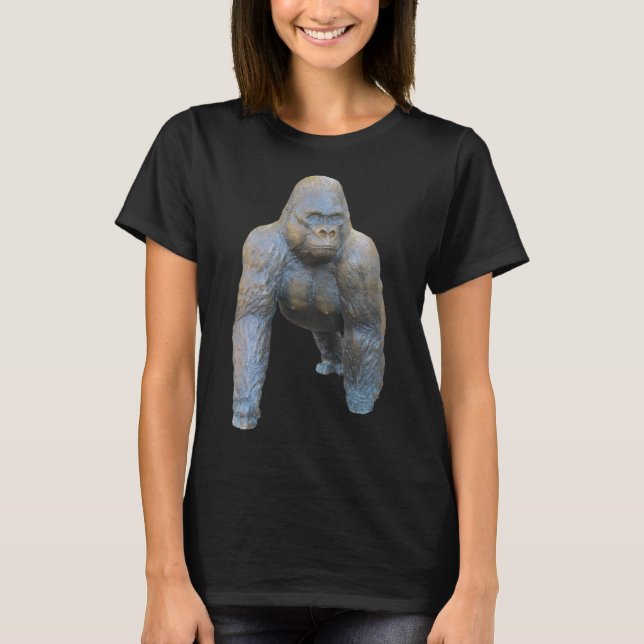 T-shirt Silverback Gorilla Argent Back Primate Ape 7 (Devant)