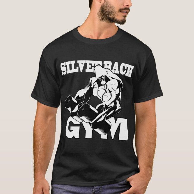 T-shirt Silverback Gym Silverback Bodybuilding Gym lovers  (Devant)